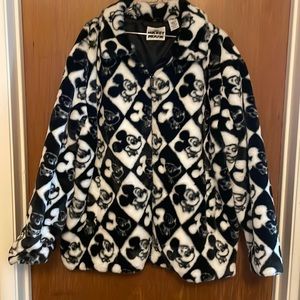 Disney Mickey Mouse Faux Fur Jacket